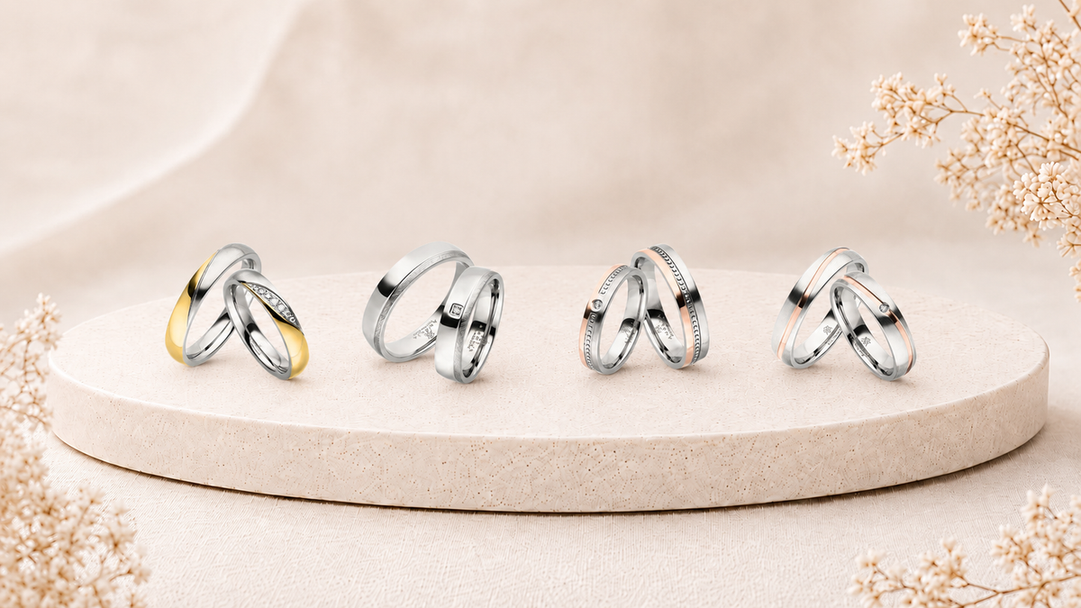 Trauringe mit Diamant