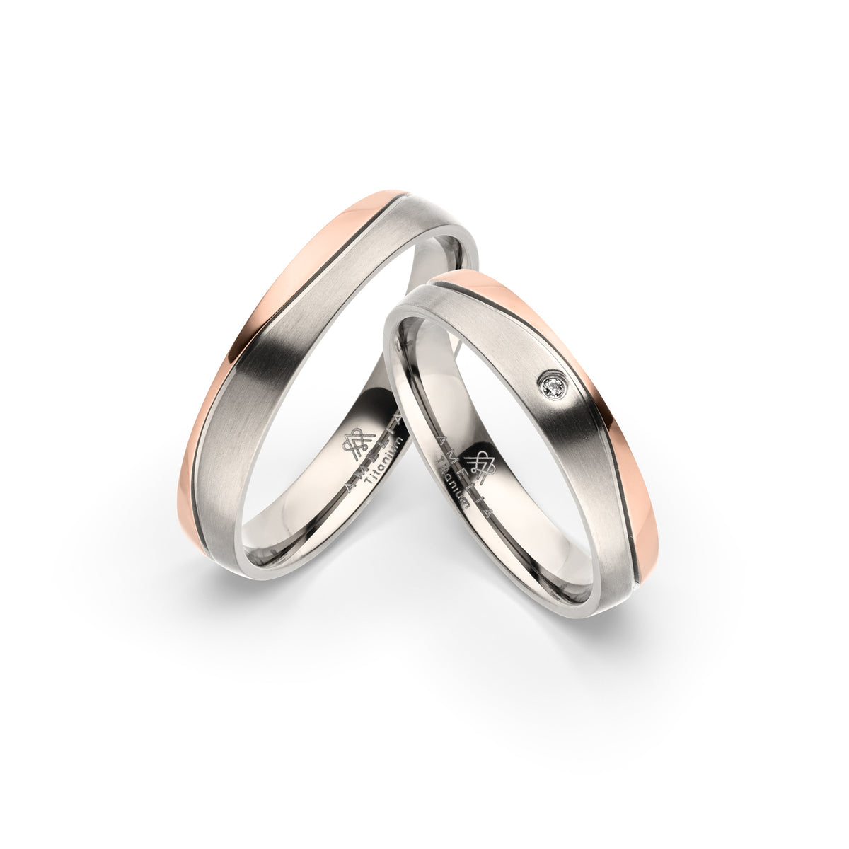 Amelia Jewels 01-002 in Titan – Paarringe