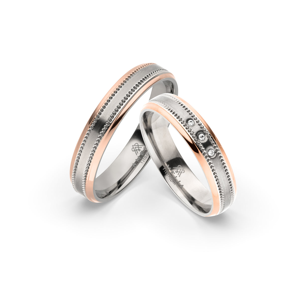 Amelia Jewels 01-004 in Titan – Paarringe
