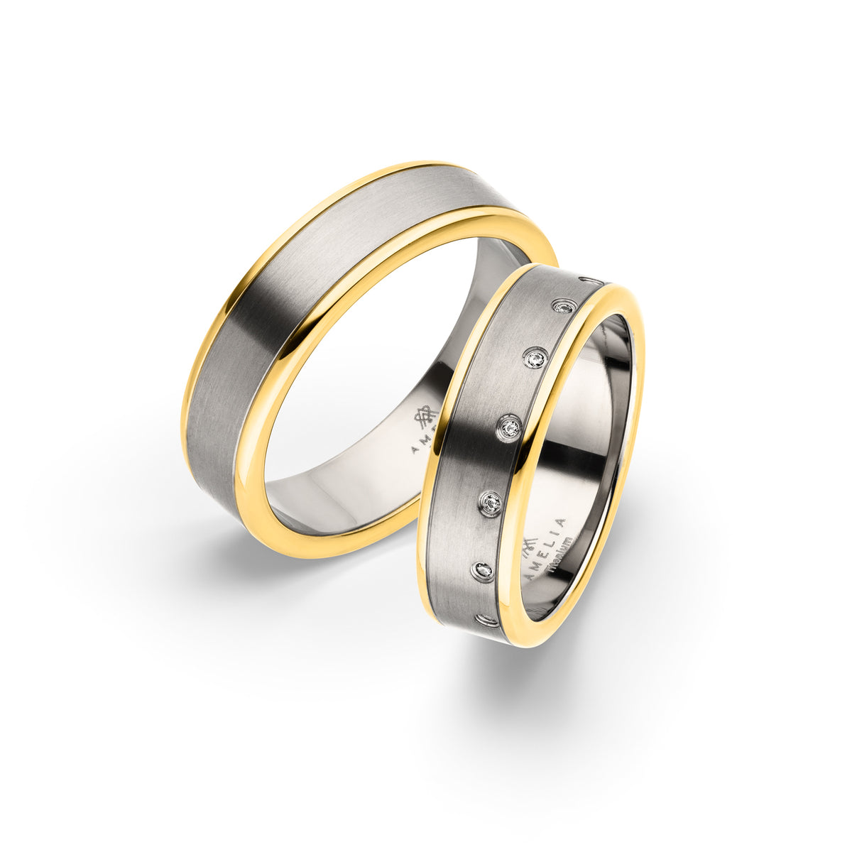 Amelia Jewels 01-005 in Titan – Paarringe
