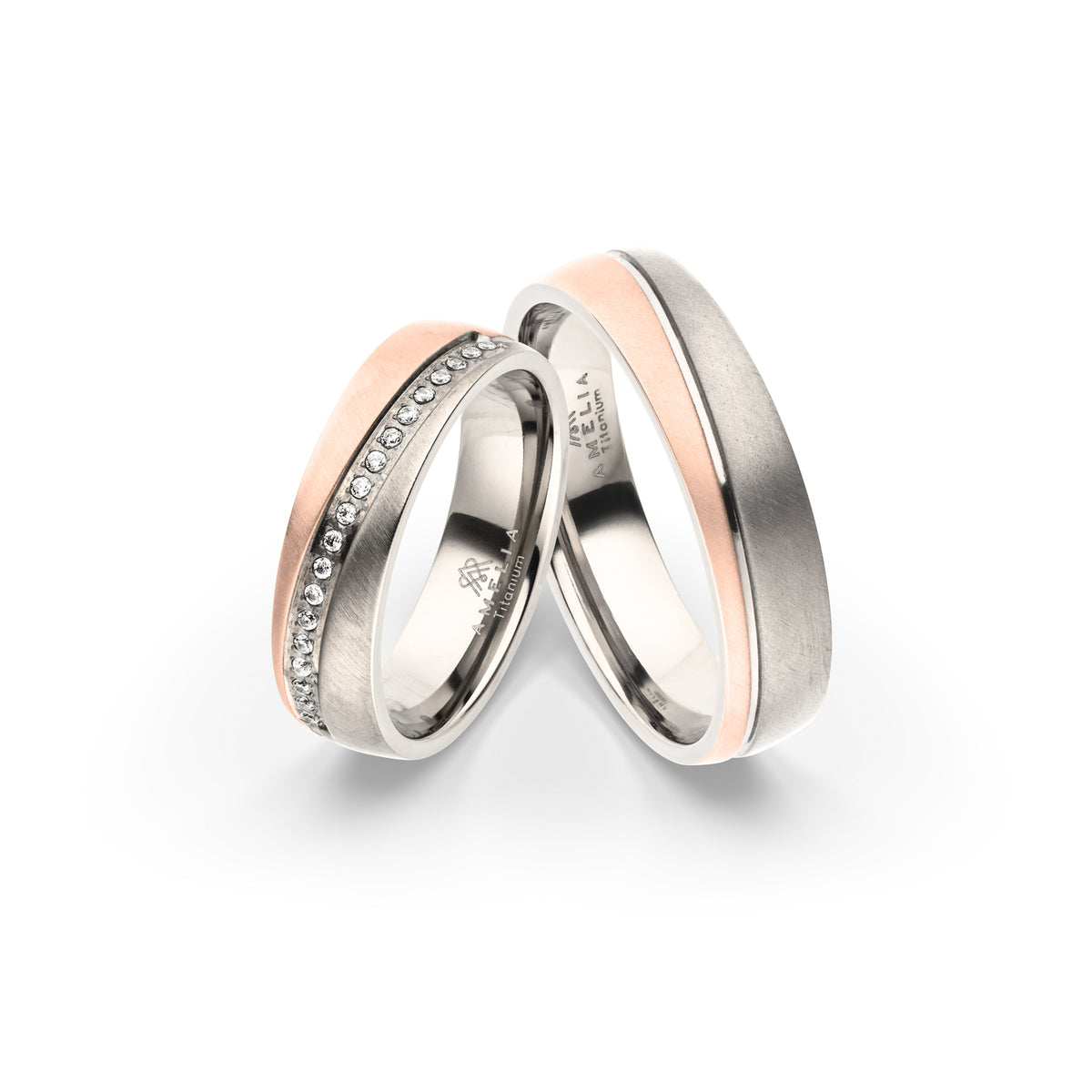 Amelia Jewels 01-006 in Titan – Paarringe