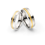 Amelia Jewels 01-008 in Titan – Paarringe