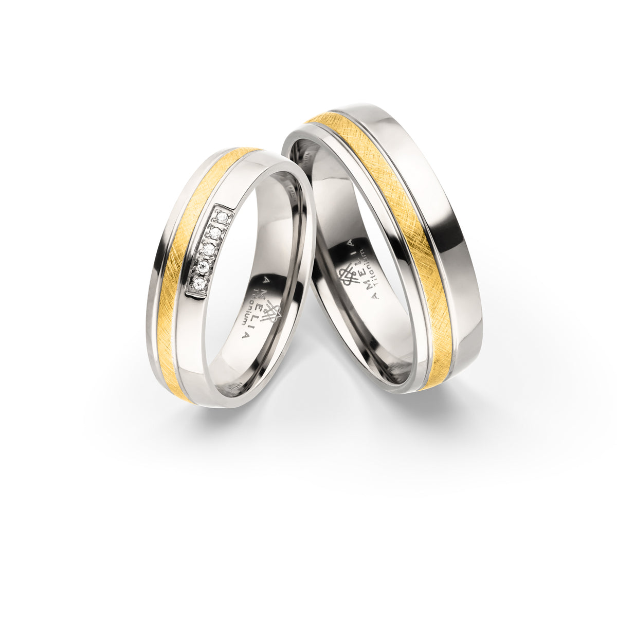 Amelia Jewels 01-008 in Titan – Paarringe
