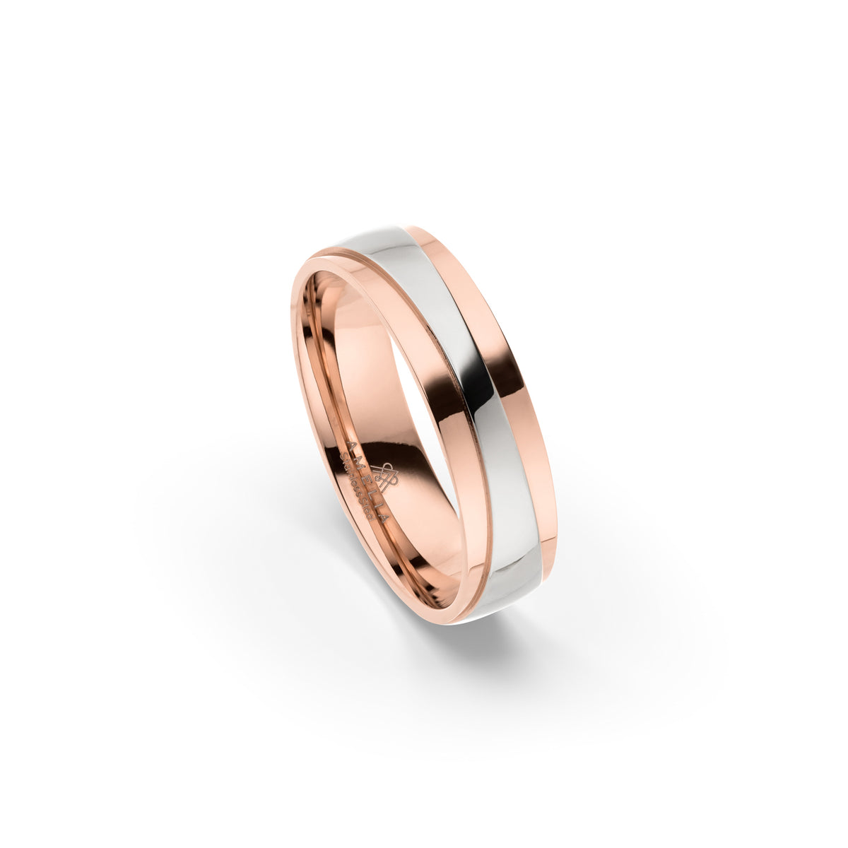 Amelia Jewels 02-001 in Edelstahl – Herrenring
