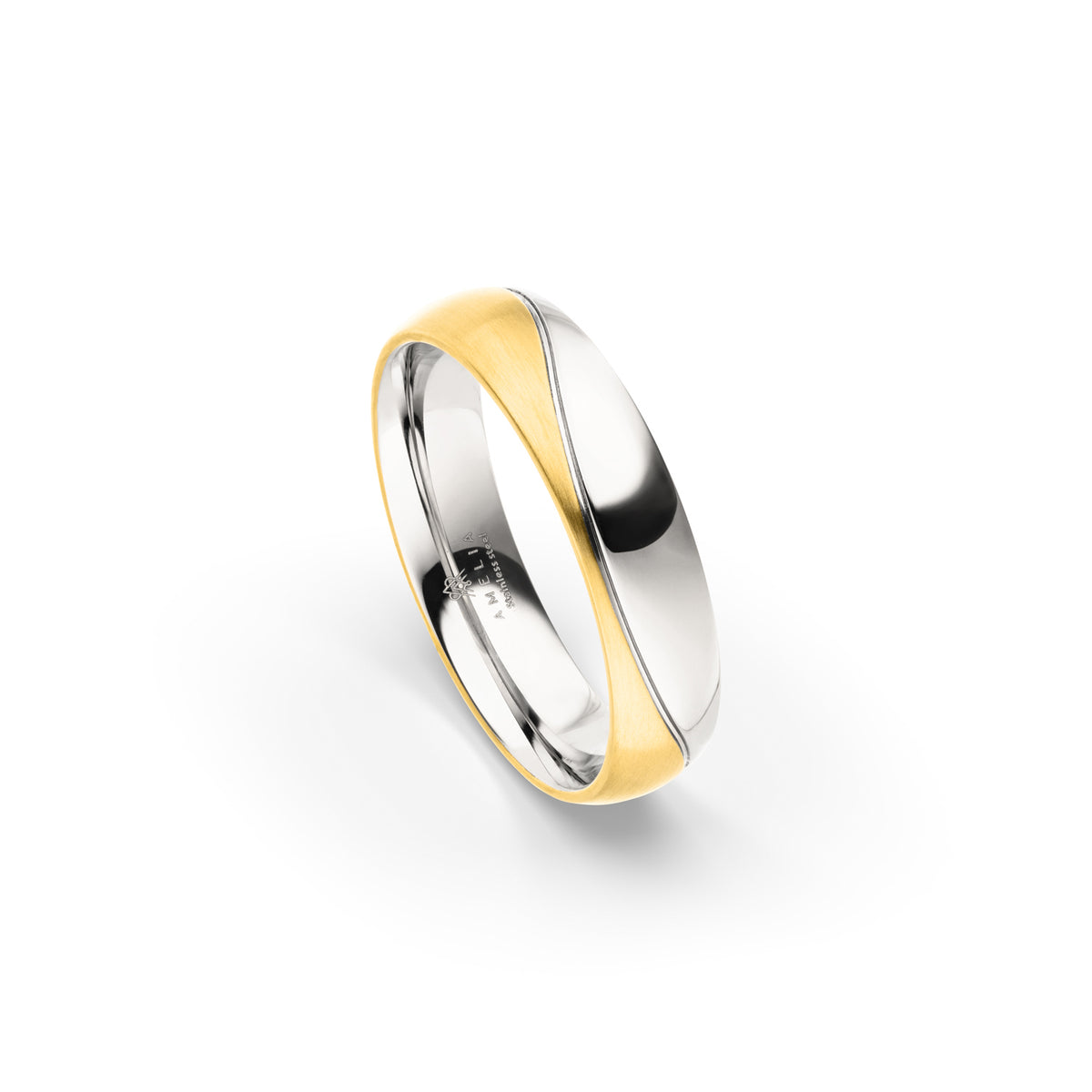 Amelia Jewels 02-002 in Edelstahl – Herrenring