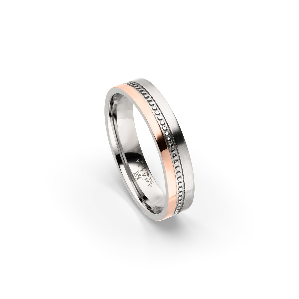 Amelia Jewels 02-005 in Edelstahl – Herrenring
