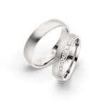 Amelia Jewels 02-009 in Edelstahl – Paarringe