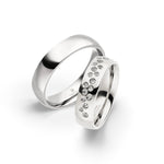 Amelia Jewels 02-010 in Edelstahl – Paarringe