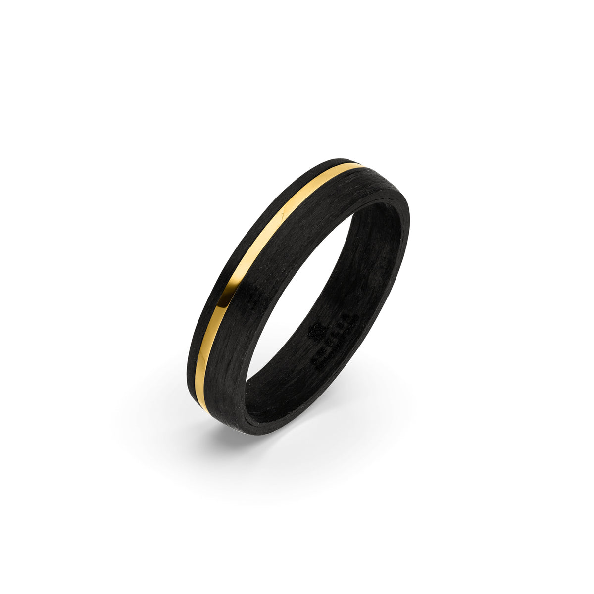 Amelia Jewels 02-014 in Edelstahl & Carbon – Herrenring