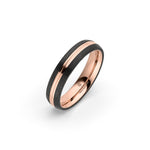 Amelia Jewels 02-017 in Edelstahl & Carbon – Herrenring