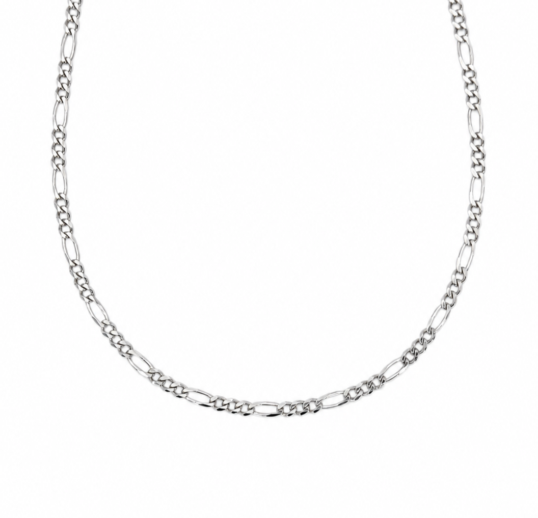Figarokette 925 Silber - 3mm breit