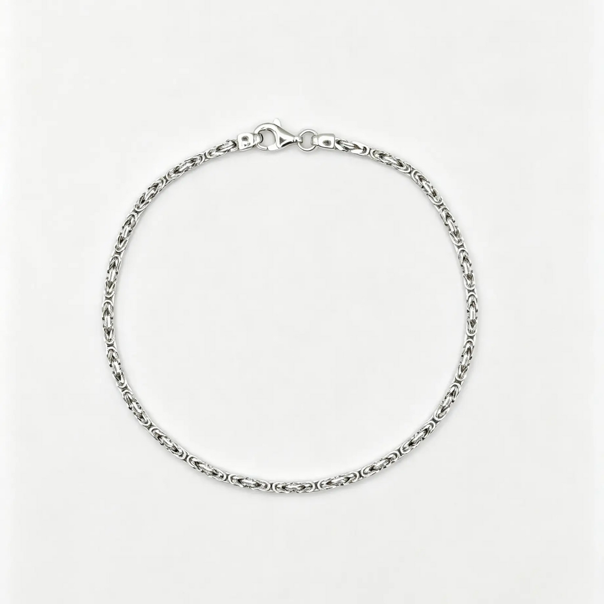 Königskette Armband 925 Silber - 2mm breit