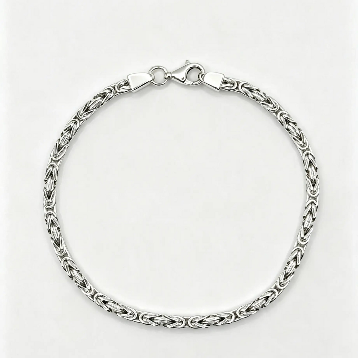 Königskette Armband 925 Silber - 3,2mm breit
