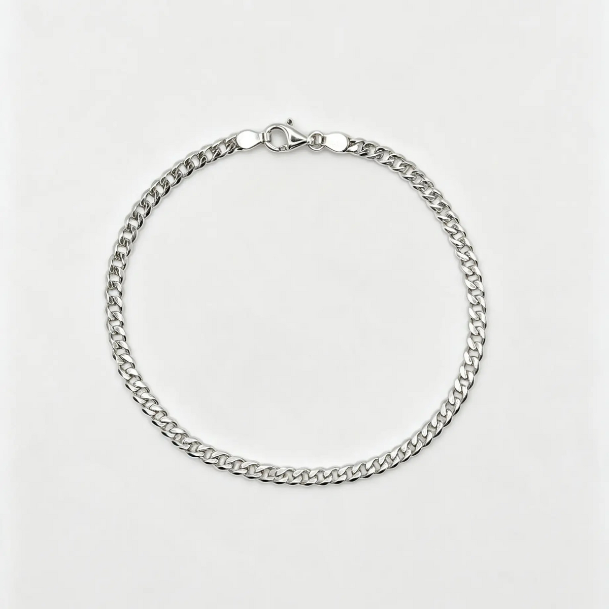 Panzerkette Armband 925 Silber - 2,7mm breit
